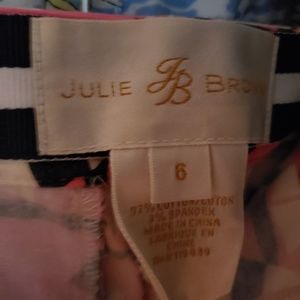 Shorts sailboat size 6 pink and navy